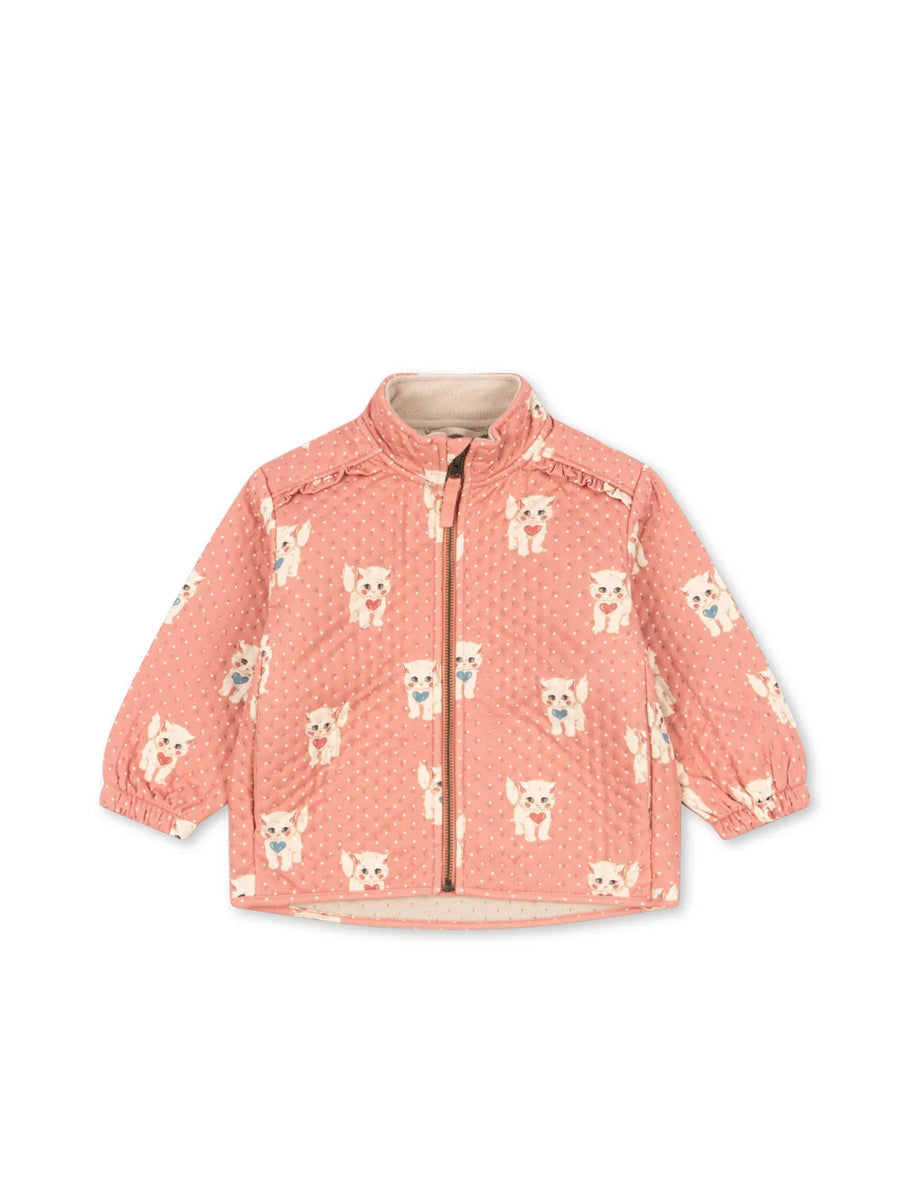 Termojakke med fleece fra Konges Sløjd - Ciao Miao Rose