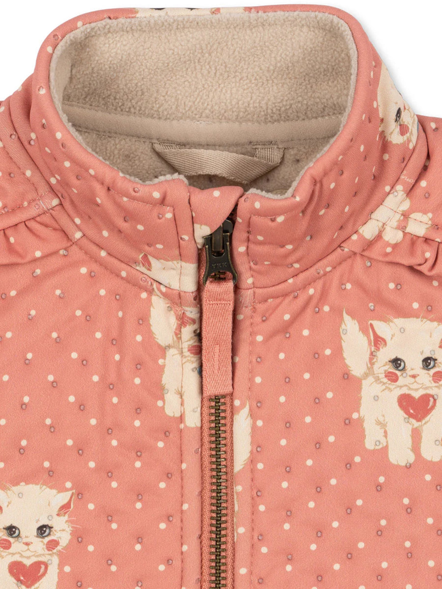 Termojakke med fleece fra Konges Sløjd. - Ciao Miao Rose.