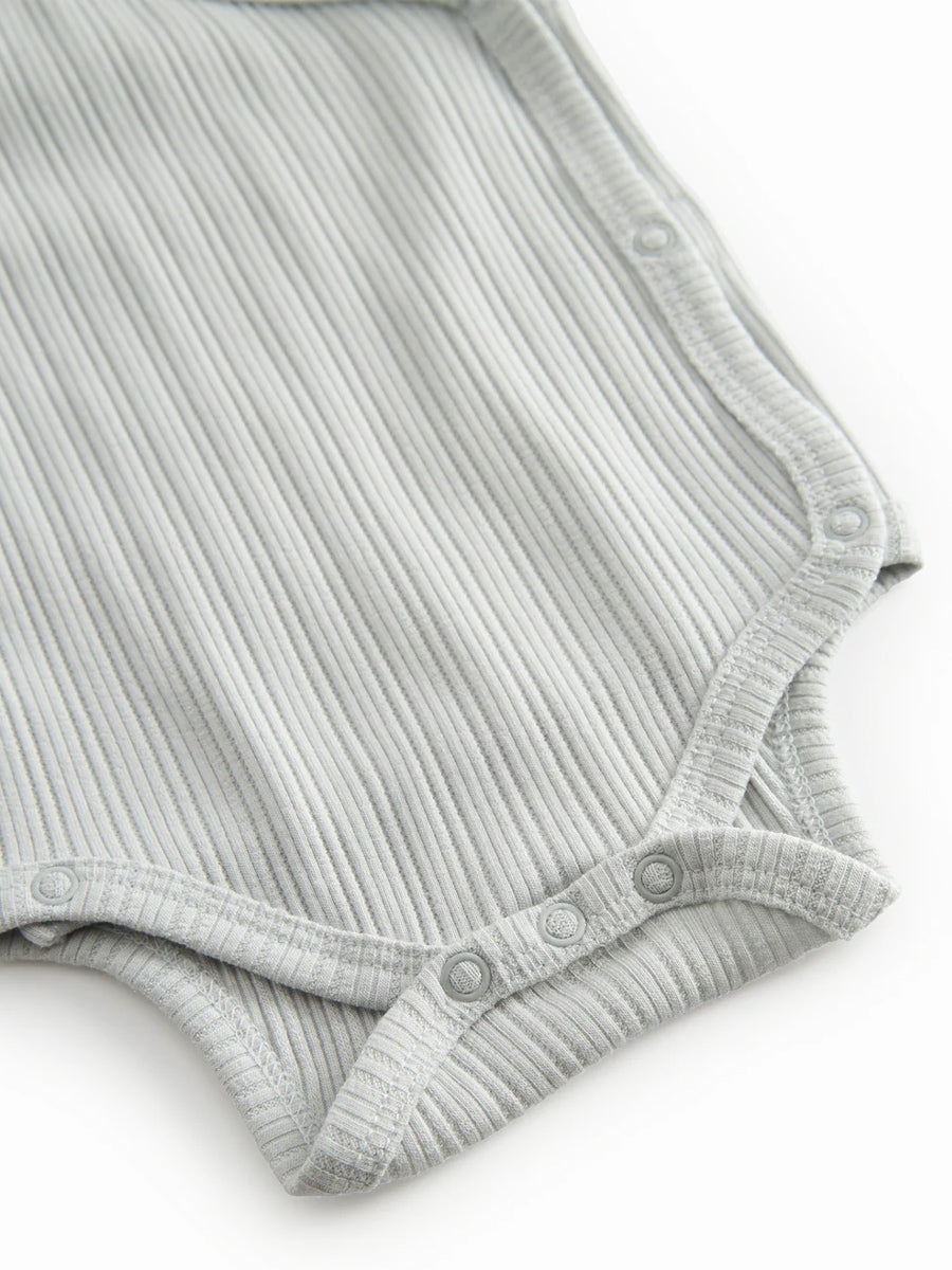 Newborn body i pointelle rib fra MarMar, Morning dew