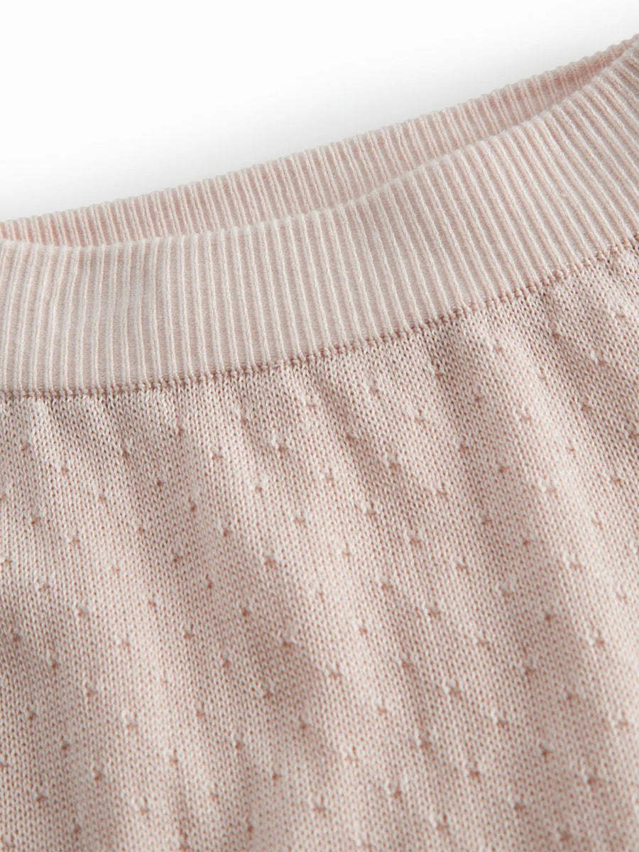 Strik bukser fra MarMar - Misty Pink.