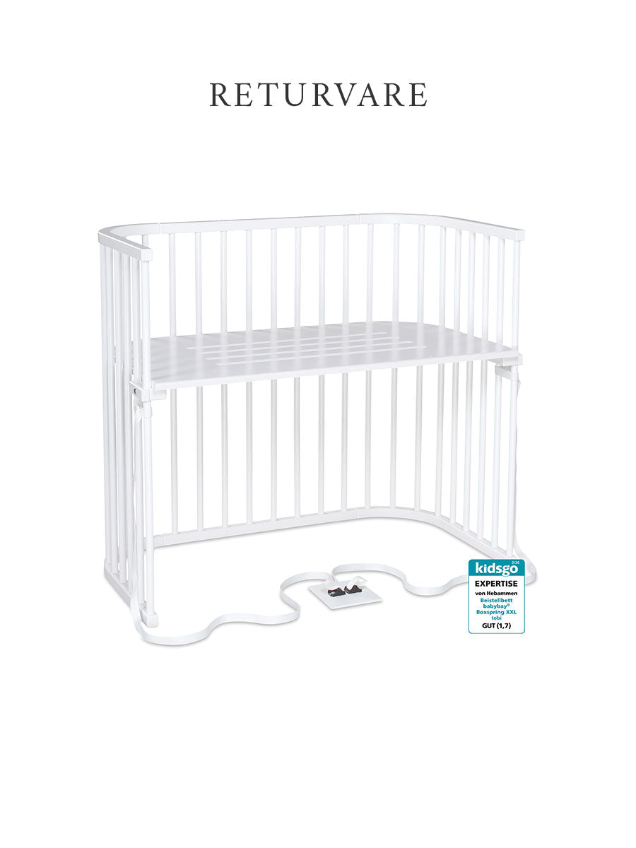 RETURNED GOODS - Baby bed from Babybay, Boxspring untreated wood
