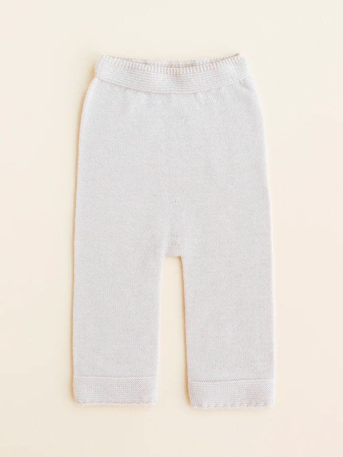 Bukser i merino uld fra Hvid, Guido - Cream