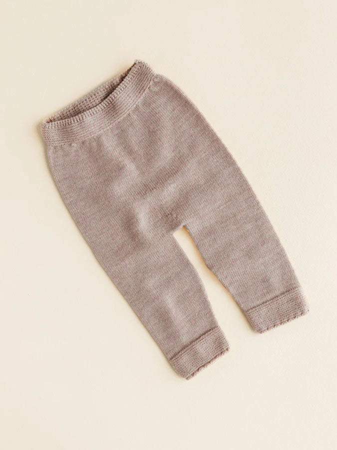 Bukser i merinould fra Hvid, Guido - Sand