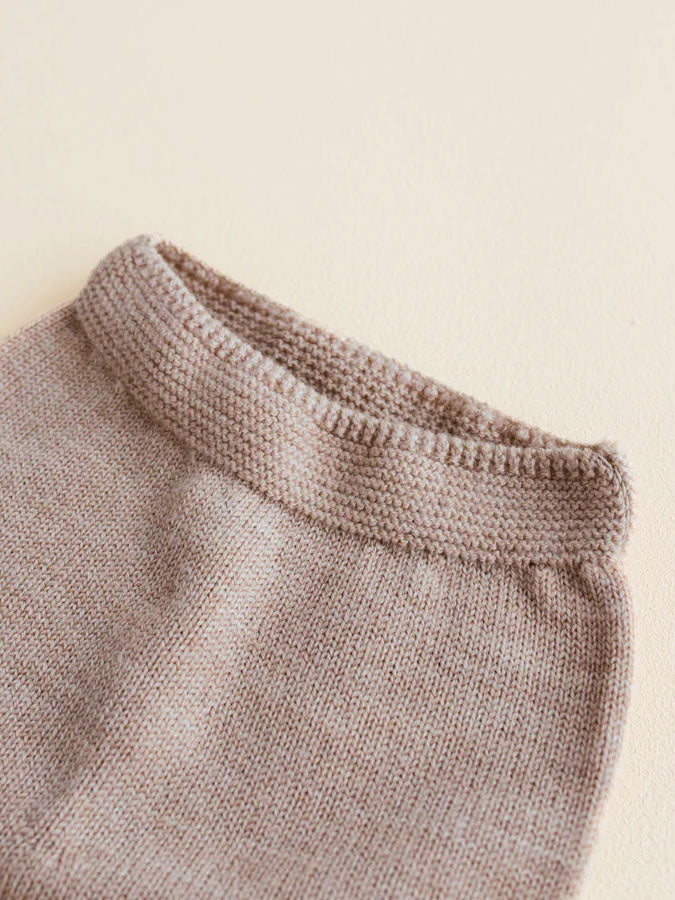 Guido bukser i merino uld fra Hvid - Sand