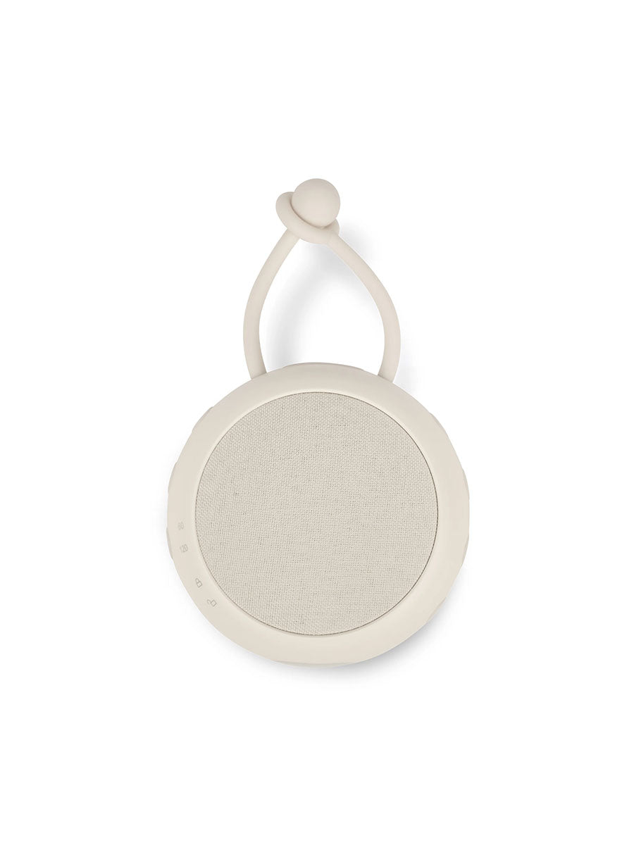 Højtaler med lys og lyde fra Moonboon - Cream white