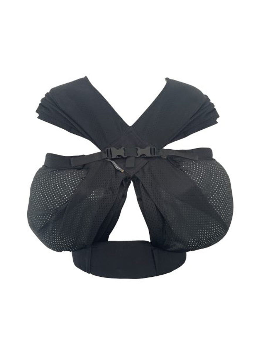 Mini bæresele til tvillinger fra Minimonkey - Black mesh