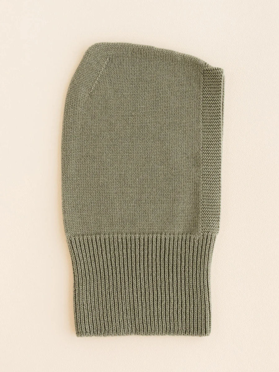 Elefanthue i merino uld fra Hvid Knitware - Artichoke.