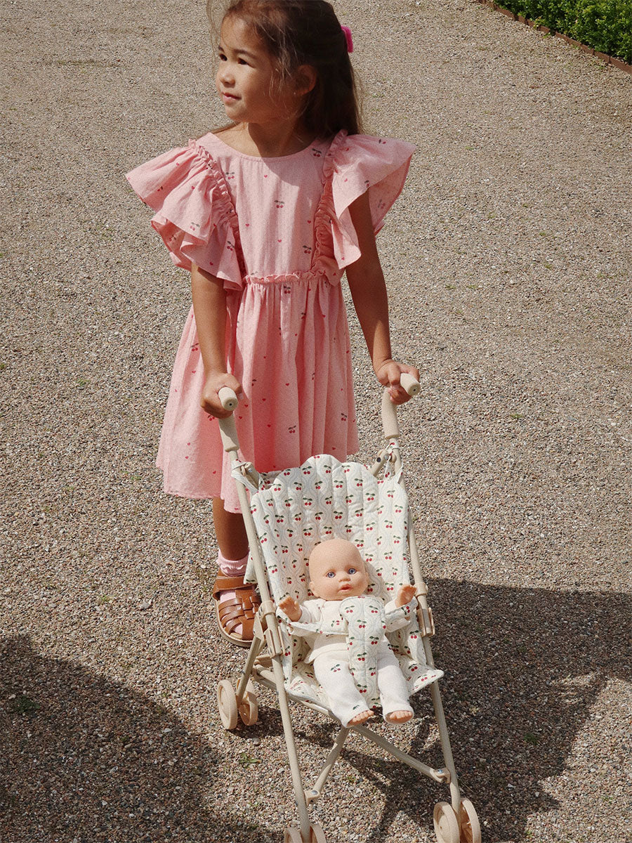 Dukkeklapvogn fra Konges Sløjd - Cherry Motif