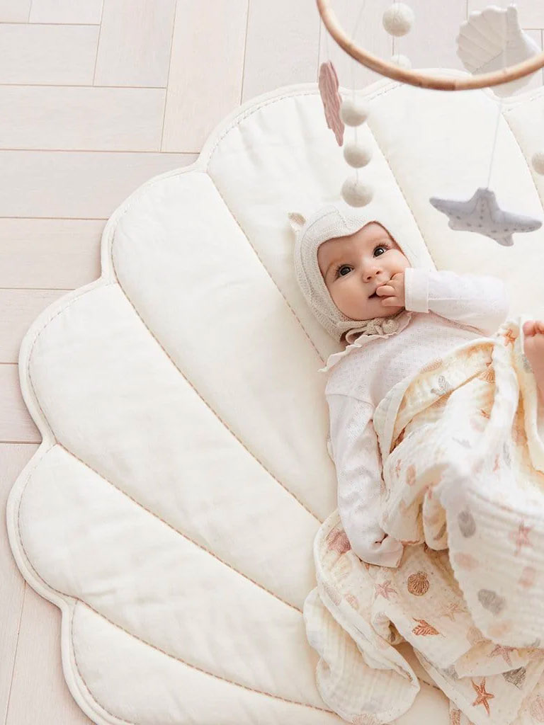 Tæppe fra Cam Cam - Musling Off White