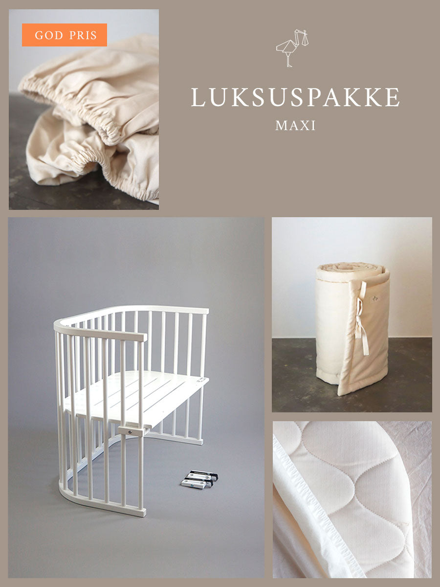Luksuspakke - Babybay Maxi bedside crib