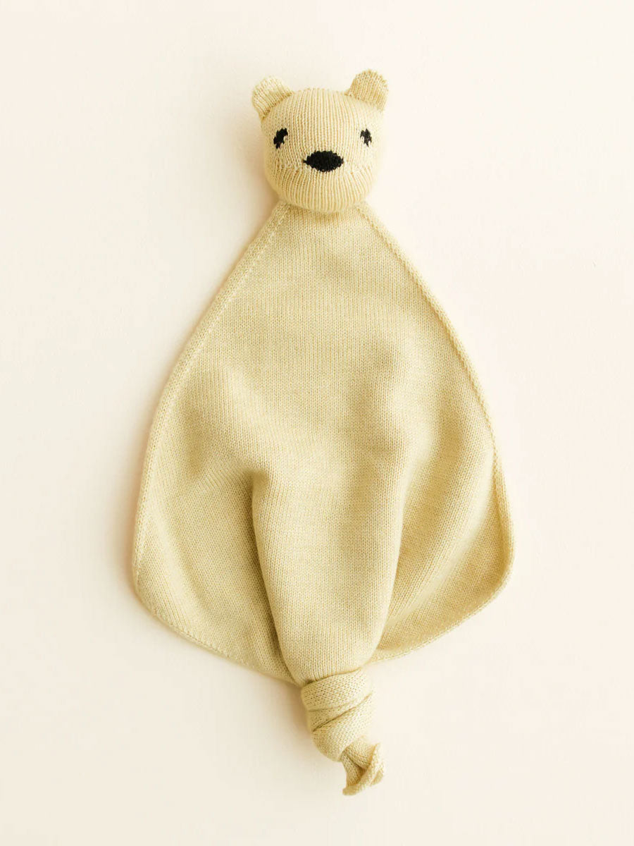 Nusseklud i merino uld fra Hvid Knitware - Light Yellow