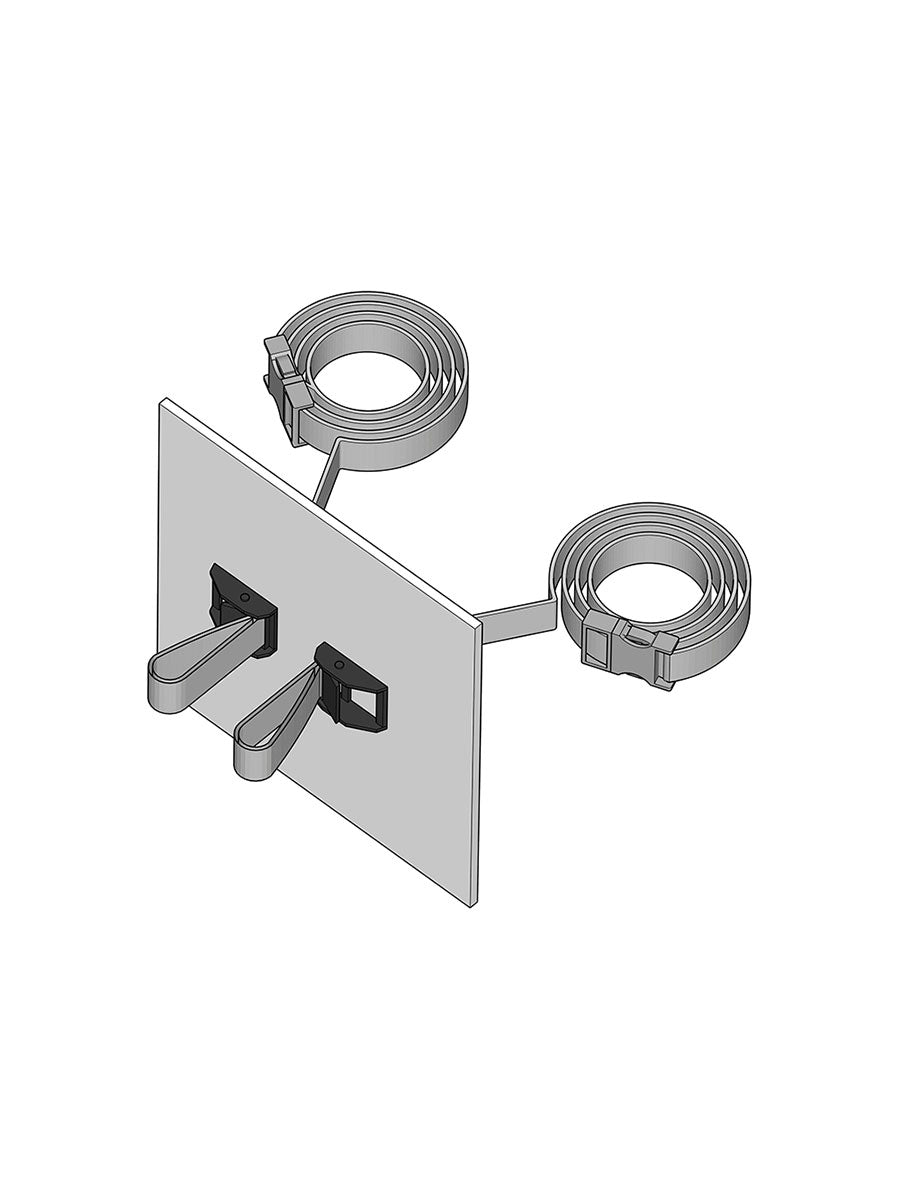 Mounting kit for Babybay (straps)