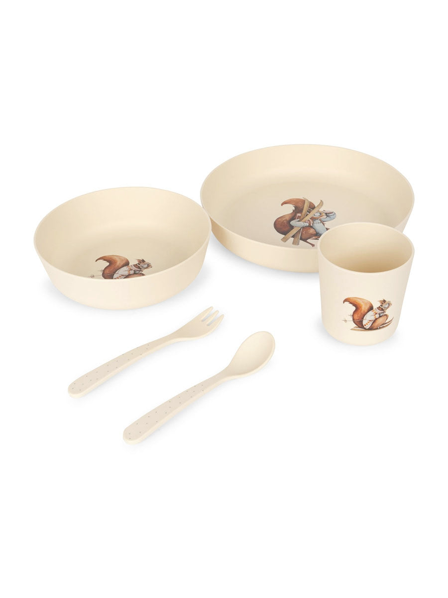 Spisesæt fra Konges Sløjd - Egern