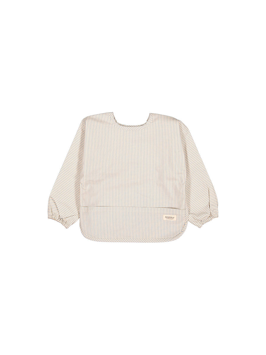 Hagesmæk med ærmer fra MarMar - Blue Stone Stripe