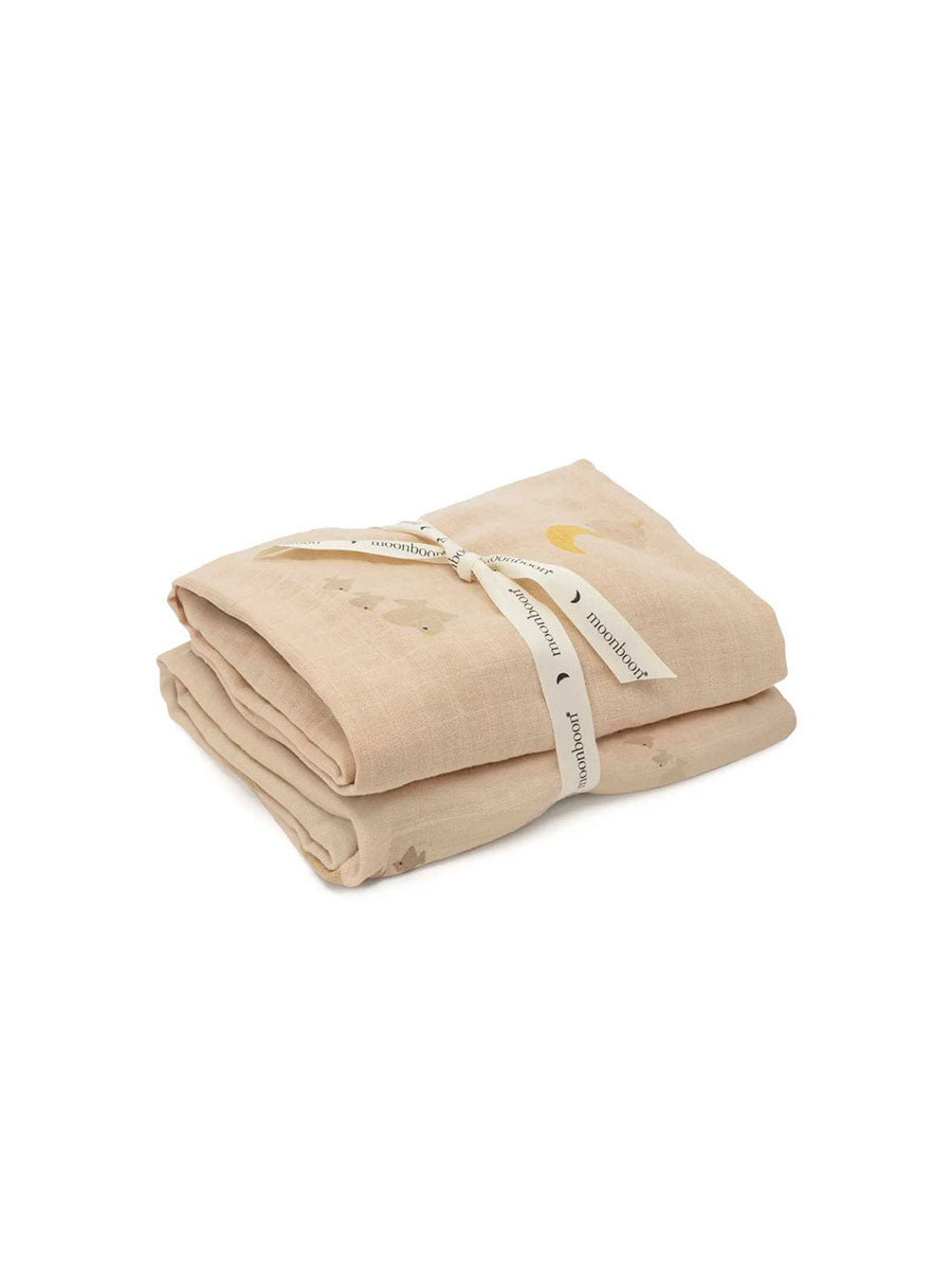 Stofbleer fra Moonboon (2 stk) - Over the Moon Rose