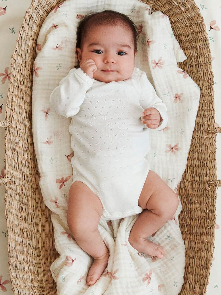 Stofble fra Cam Cam (2 stk) - Windflower Creme