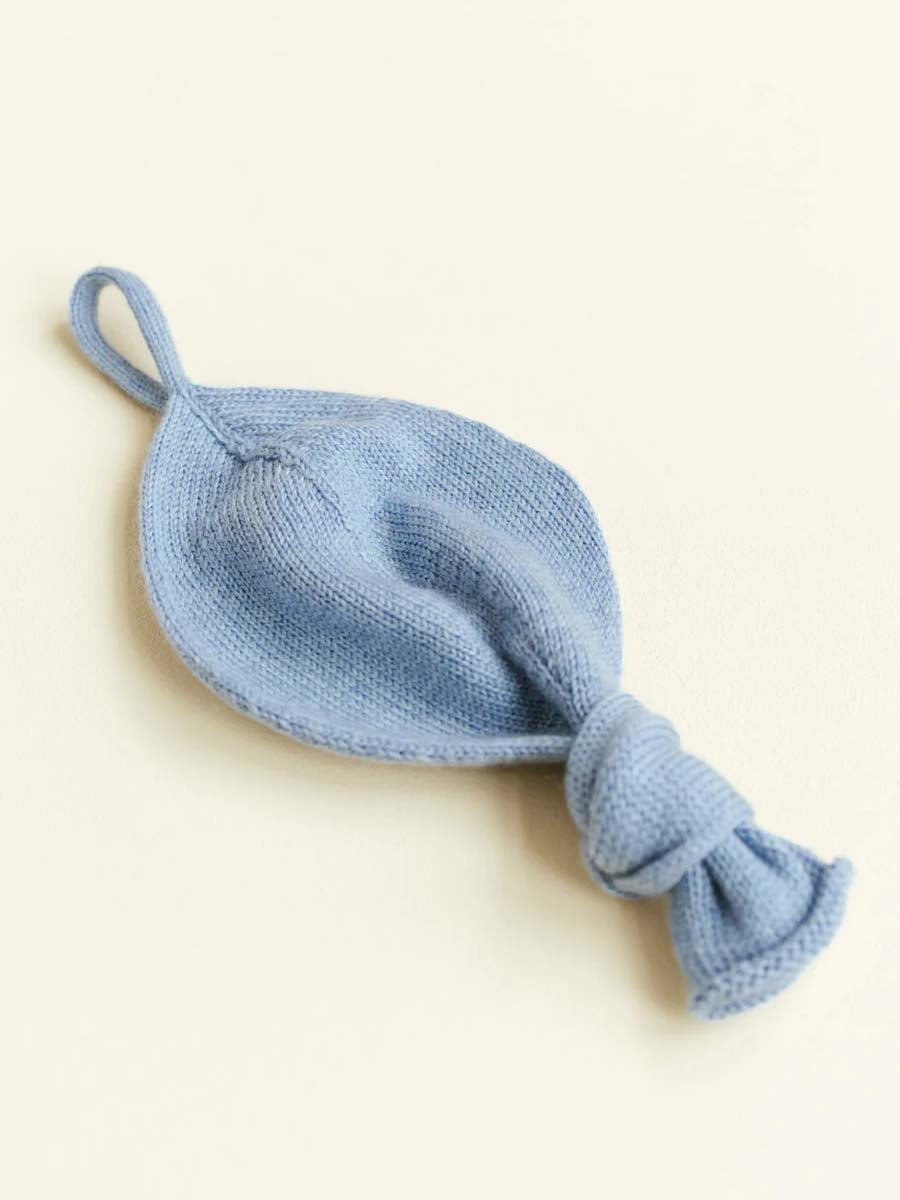 Suttesnor i merino uld fra Hvid Knitware, Light Blue