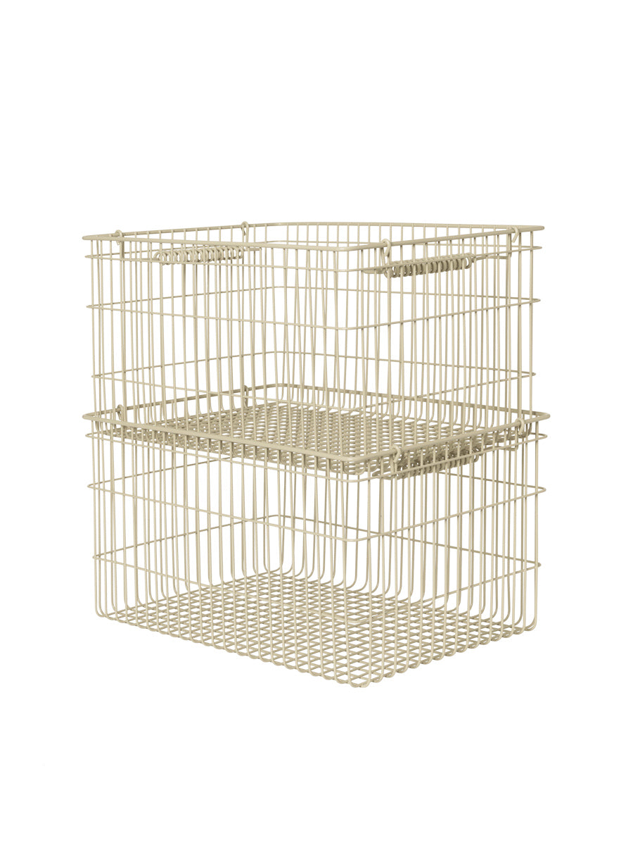 Netkurv fra Ferm Living (2 stk) - Cashmere