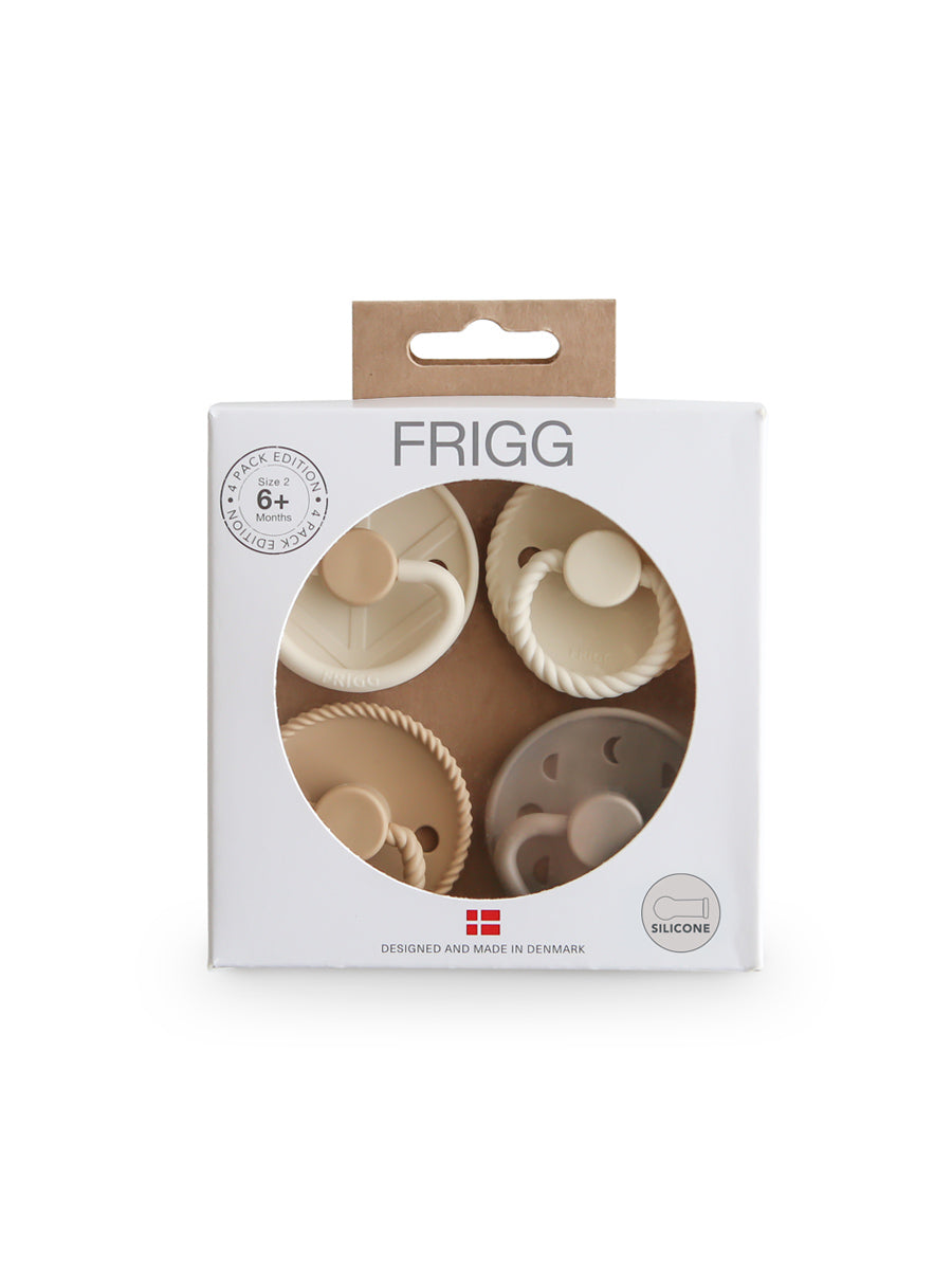 Runde sutter fra Frigg (4-pak) - Crystal Sparkle