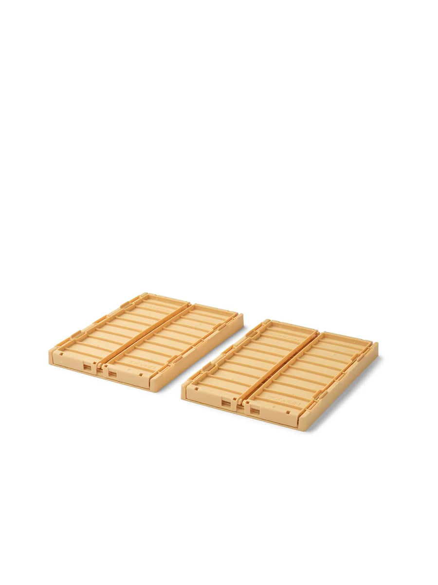 Kasse fra Liewood (2 stk) Small - Lemon Yellow.