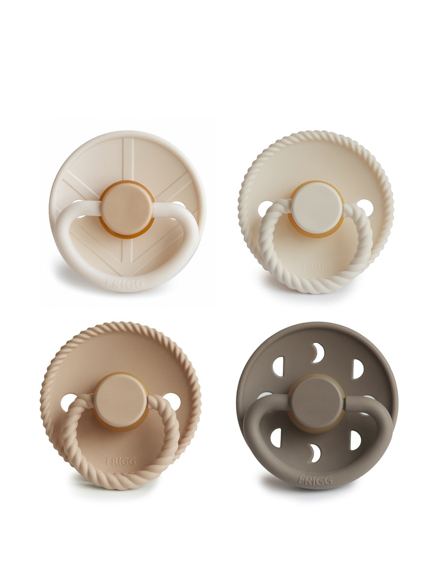 Runde sutter fra Frigg (4-pak) - Crystal Sparkle