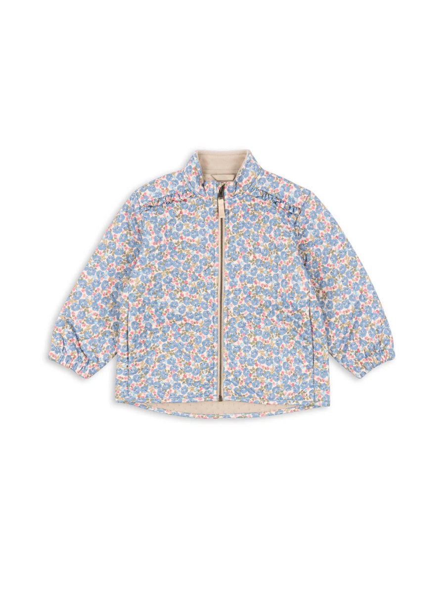 Termojakke med fleece fra Konges Sløjd - Fleur Rosier