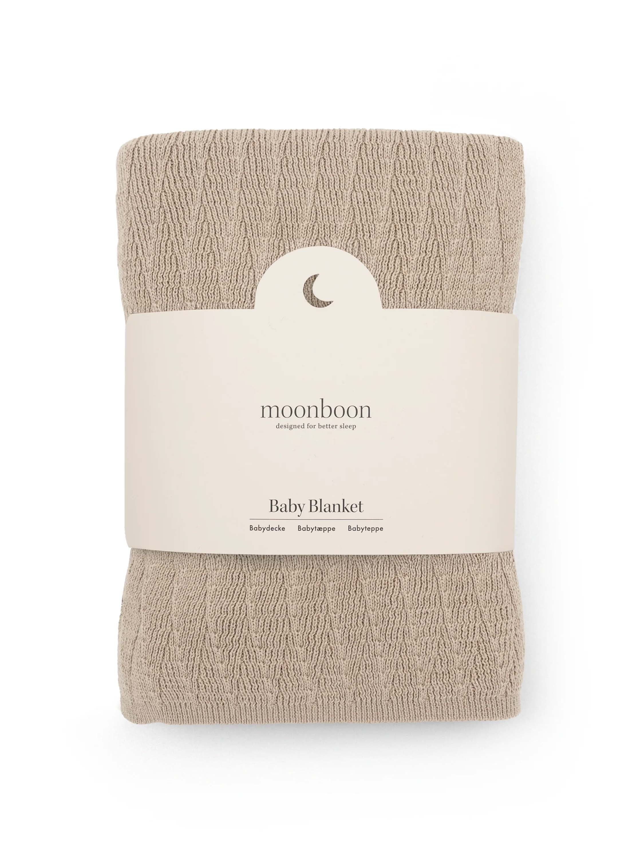 Babytæppe i økologisk bomuld fra Moonboon - Earth