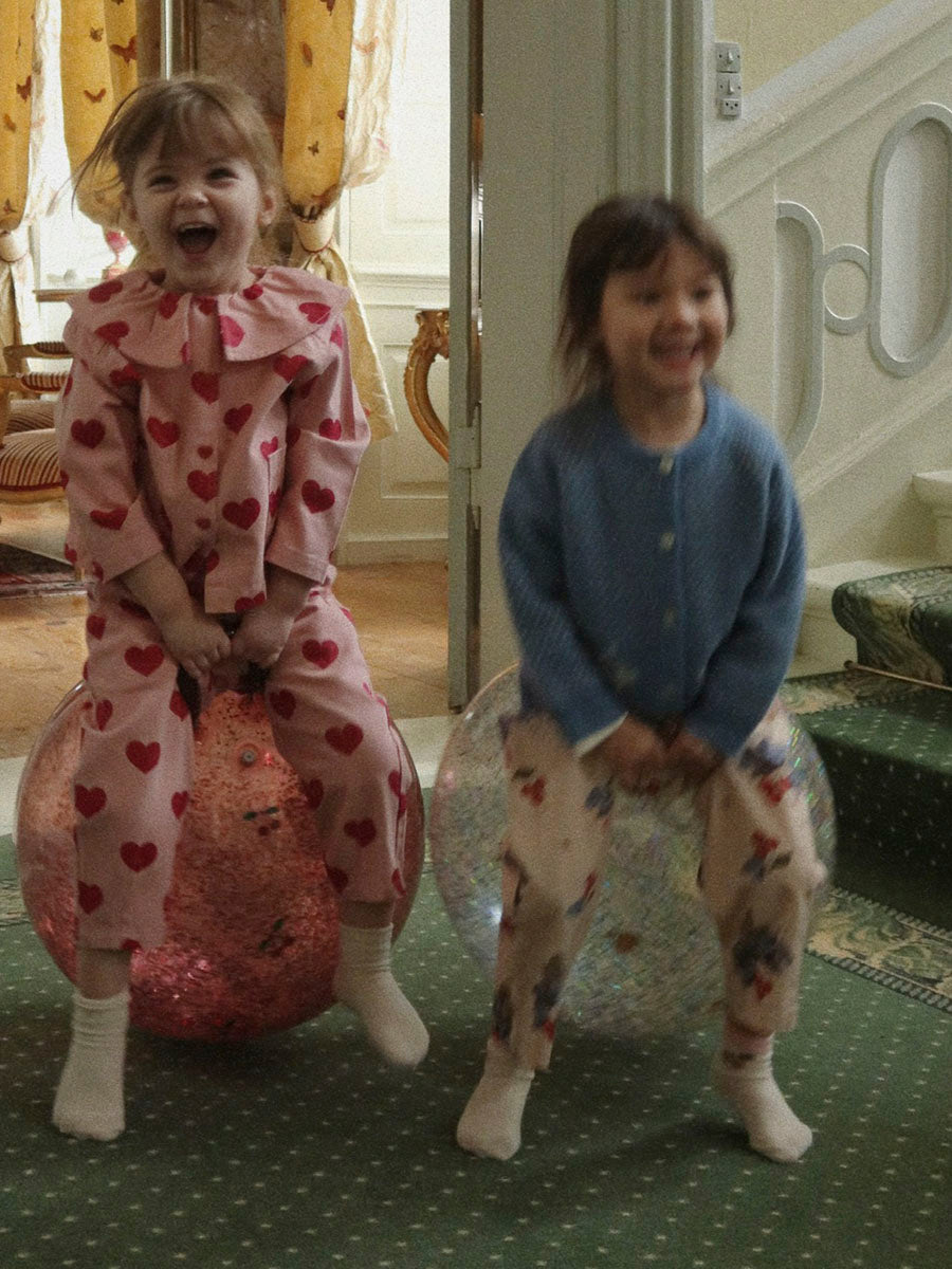 Kæmpe hoppebold med håndtag fra Konges Sløjd - Lemon.