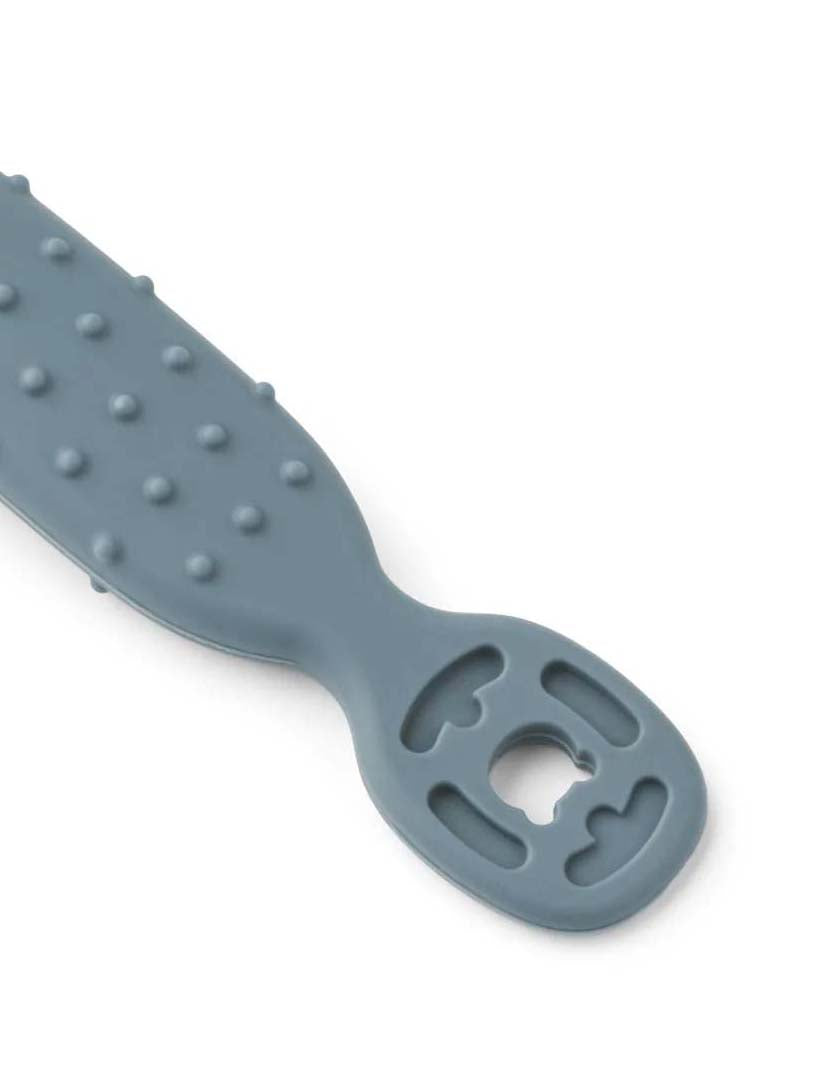 Baby Læringsskeer fra Liewood (4 stk) - Whale blue multi mix