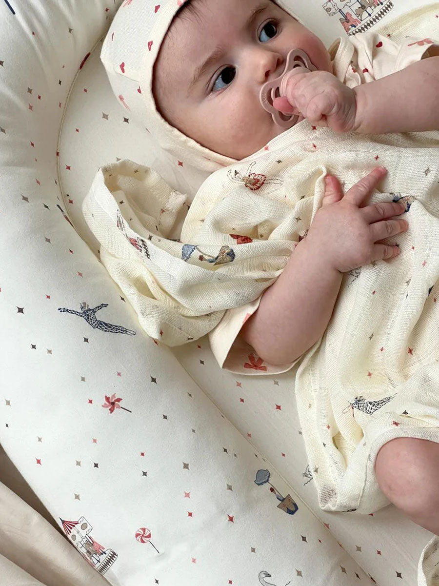 Pakke med to bløde, økologiske stofbleer fra Cam Cam