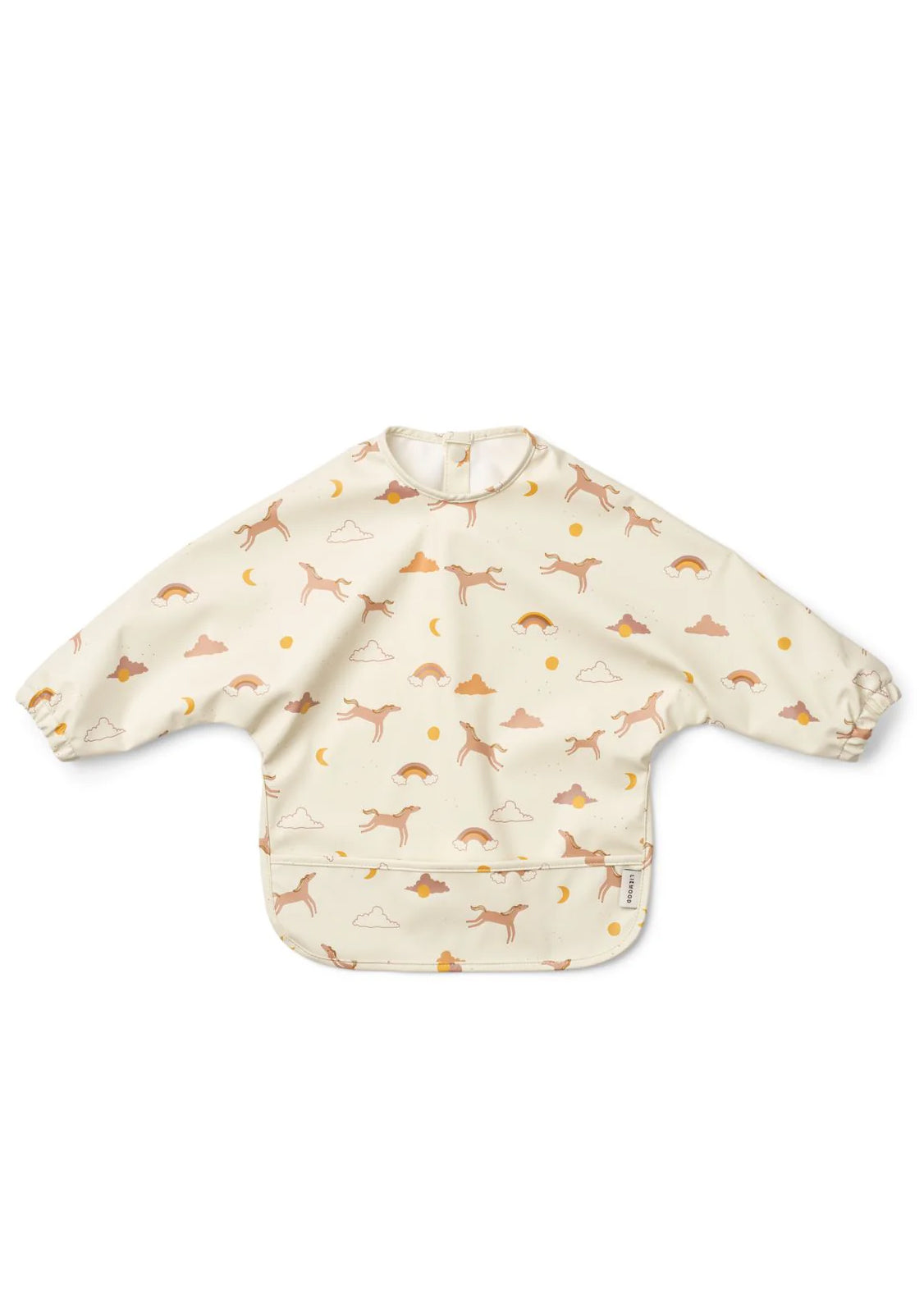 Hagesmæk med ærmer fra Liewood - Dream/Ecru