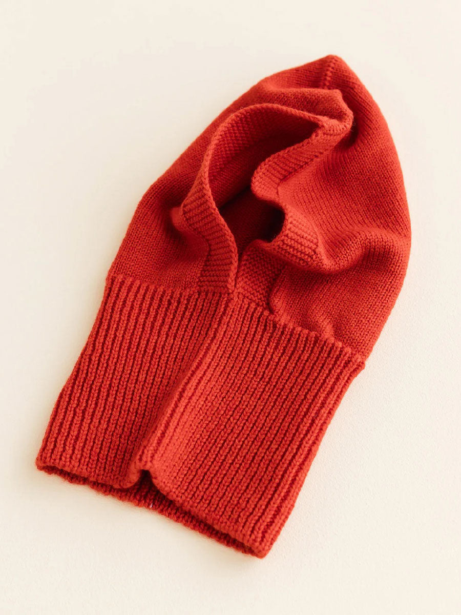 Elefanthue i merino uld fra Hvid Knitware - Red