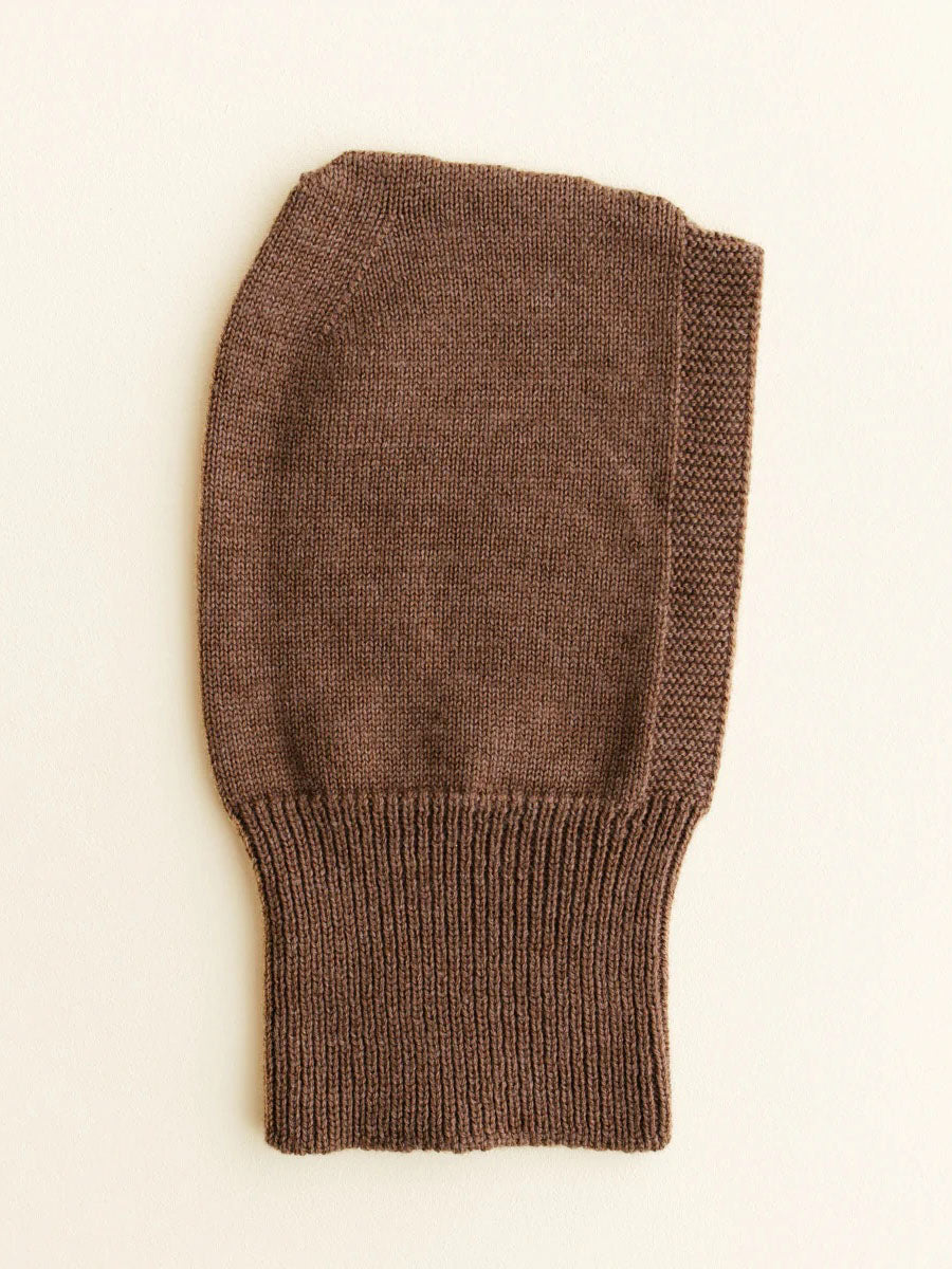 Elefanthue i merino uld fra Hvid Knitware - Mocha-