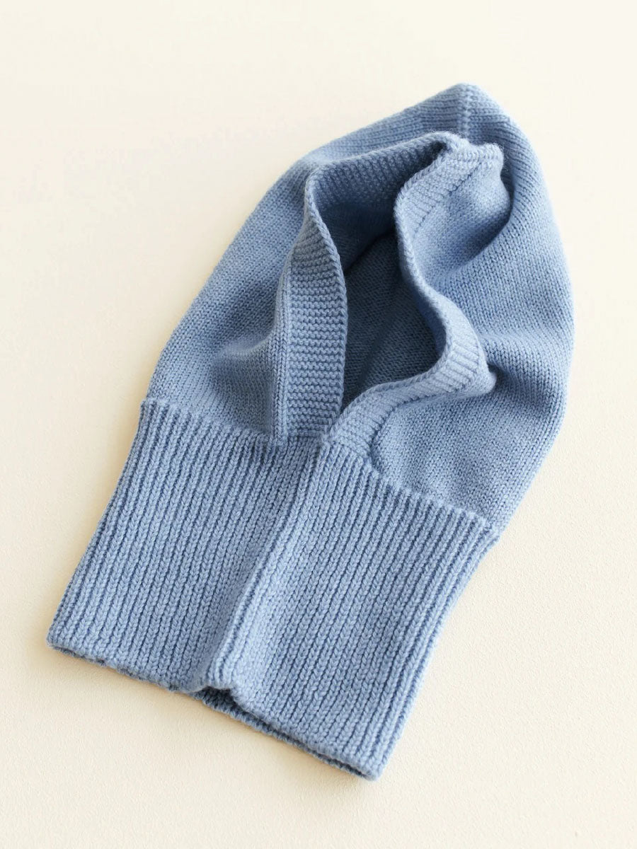 Elefanthue i merino uld fra Hvid Knitware - Light Blue