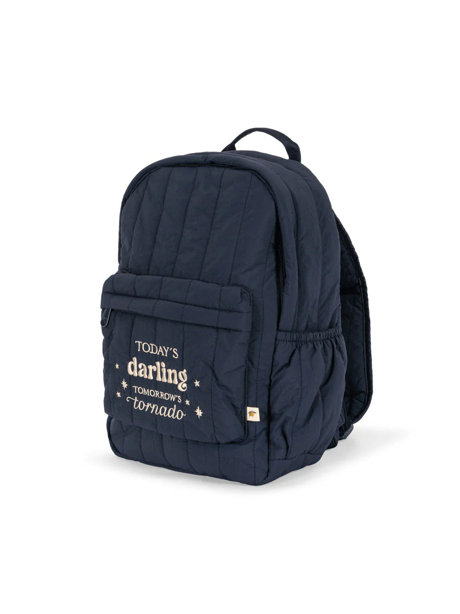 Rygsæk fra Konges Sløjd, Juno Quilted Midi - Total Eclipse.