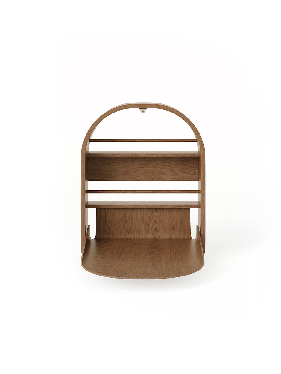 Væghængt puslebord fra Kas Kopenhagen - Kai, Smoked Oak