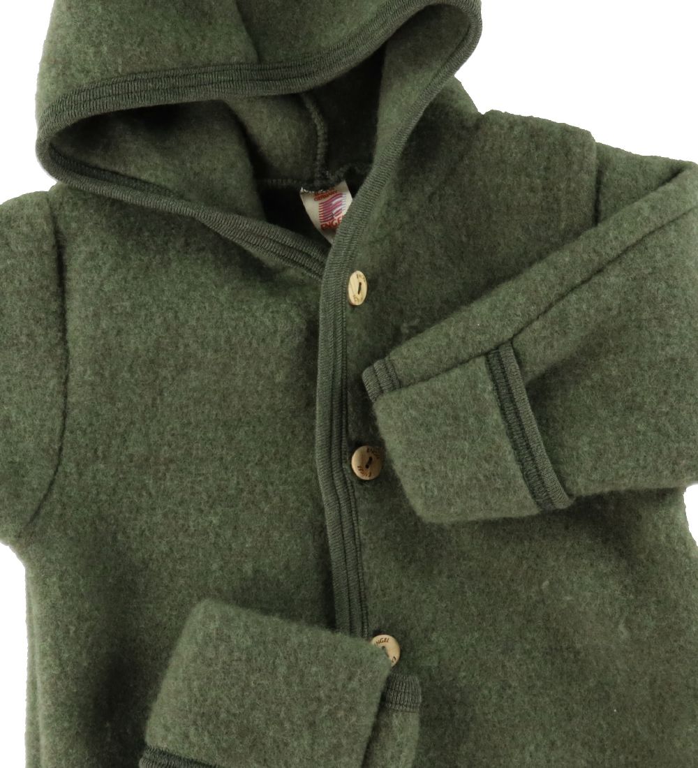 Køredragt i merino uld fra Engel - Reed melange.
