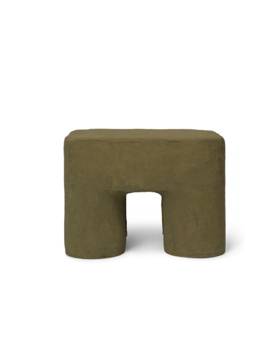 Skammel fra Ferm Living, Podo - Khaki