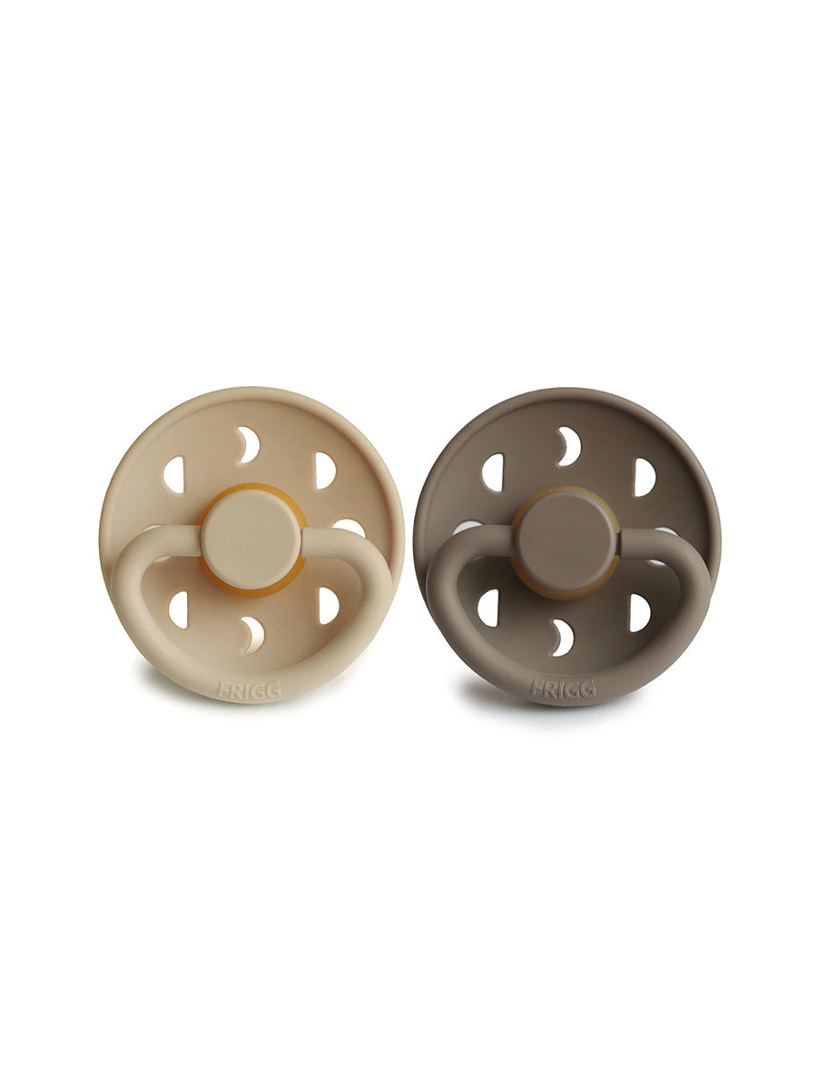 Runde sutter fra Frigg, Moon Phase (2-pak) - Croissant/Portobello