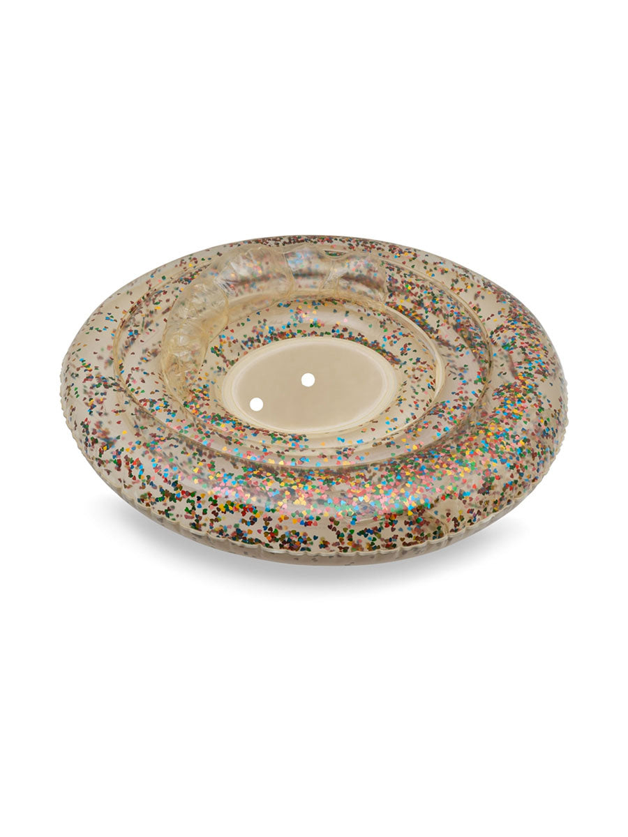 Badering til baby fra Konges Sløjd - Heart Transparent