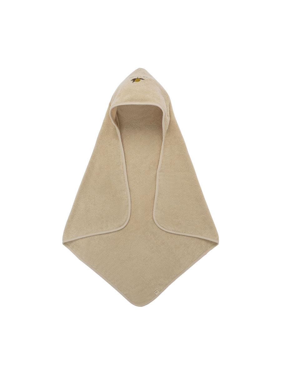 Badeslag med hætte og lemon print fra danske Konges Sløjd