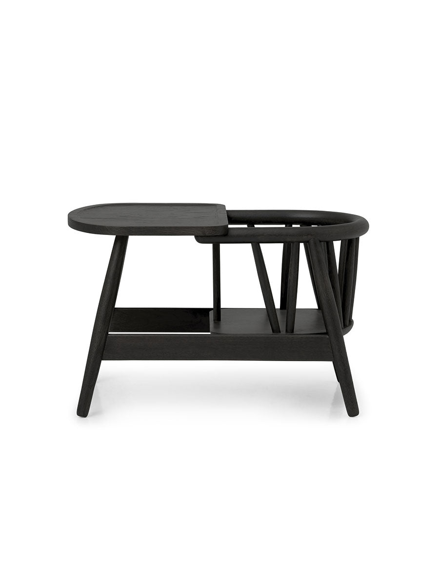 Smilla børnestol med bord fra Oaklings - Black Stained Oak