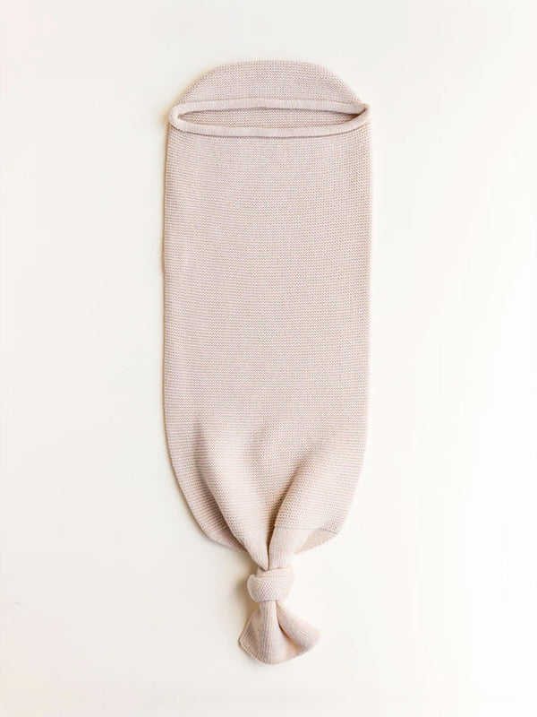 Sovepose / Cocoon i merino uld fra Hvid Knitware - Oat