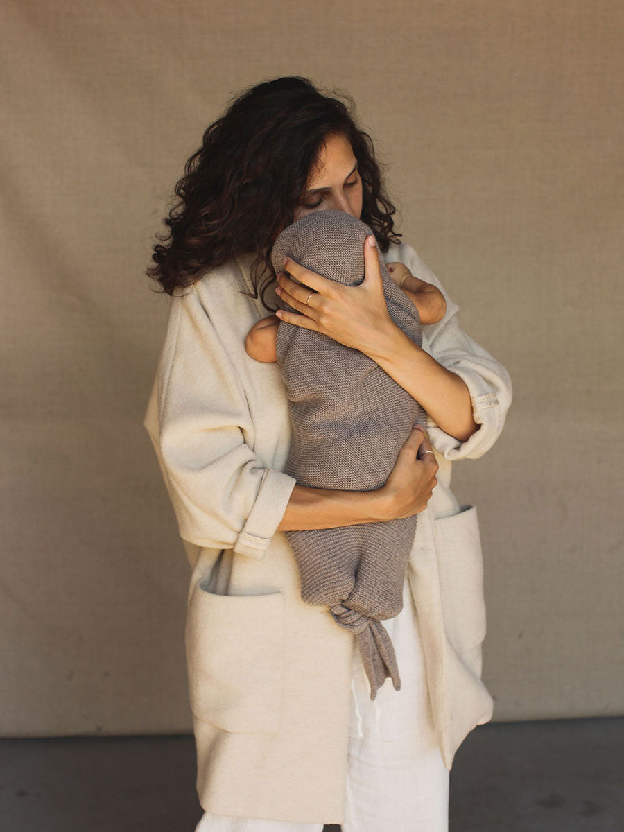 Sovepose i merino uld fra Hvid