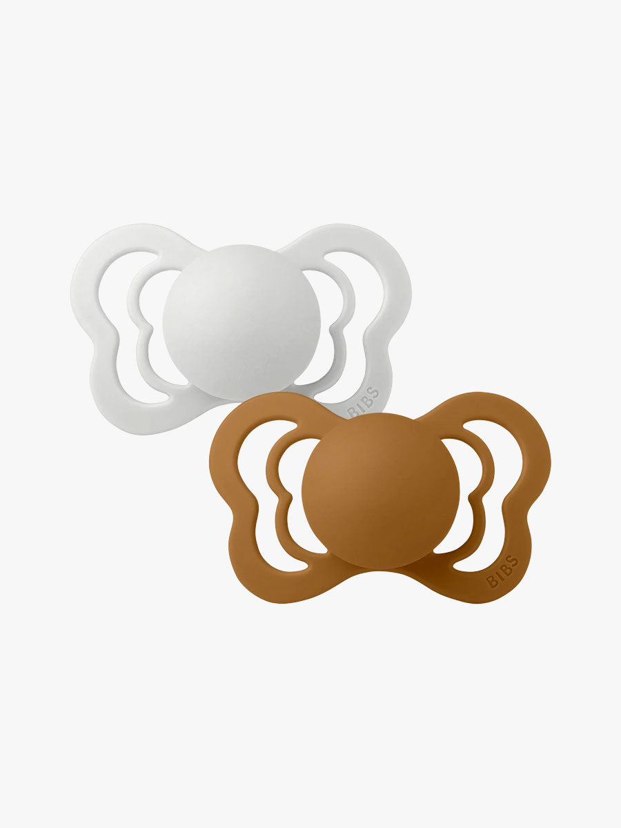 BIBS Couture Haze/HvidSutter Couture fra BIBS str 1 - Haze / Caramel