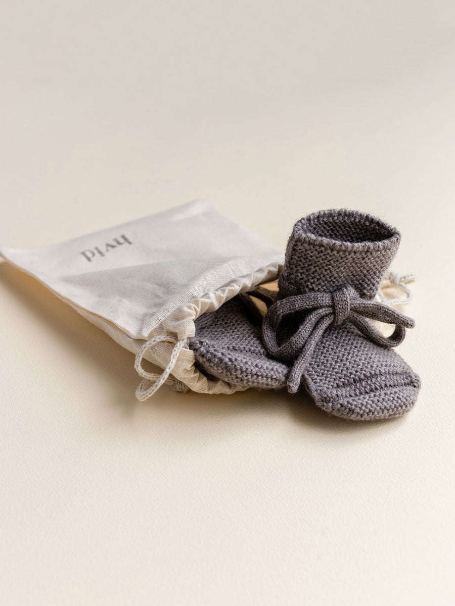 Futter i merino uld fra Hvid Knitware - Otter