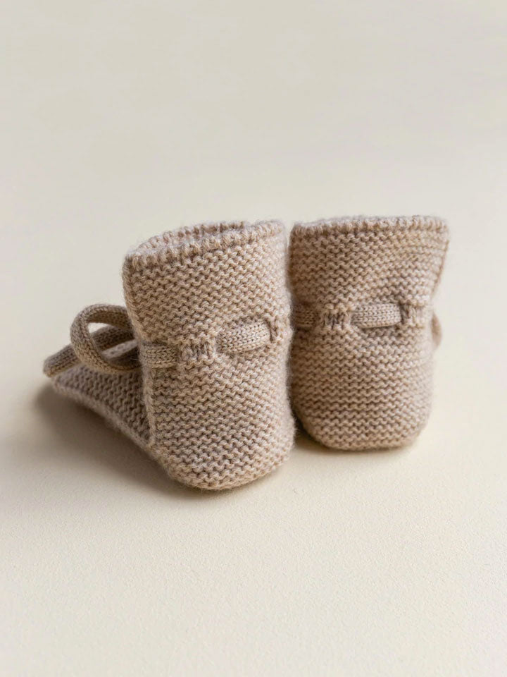 Hvid Knitware futter - Sand