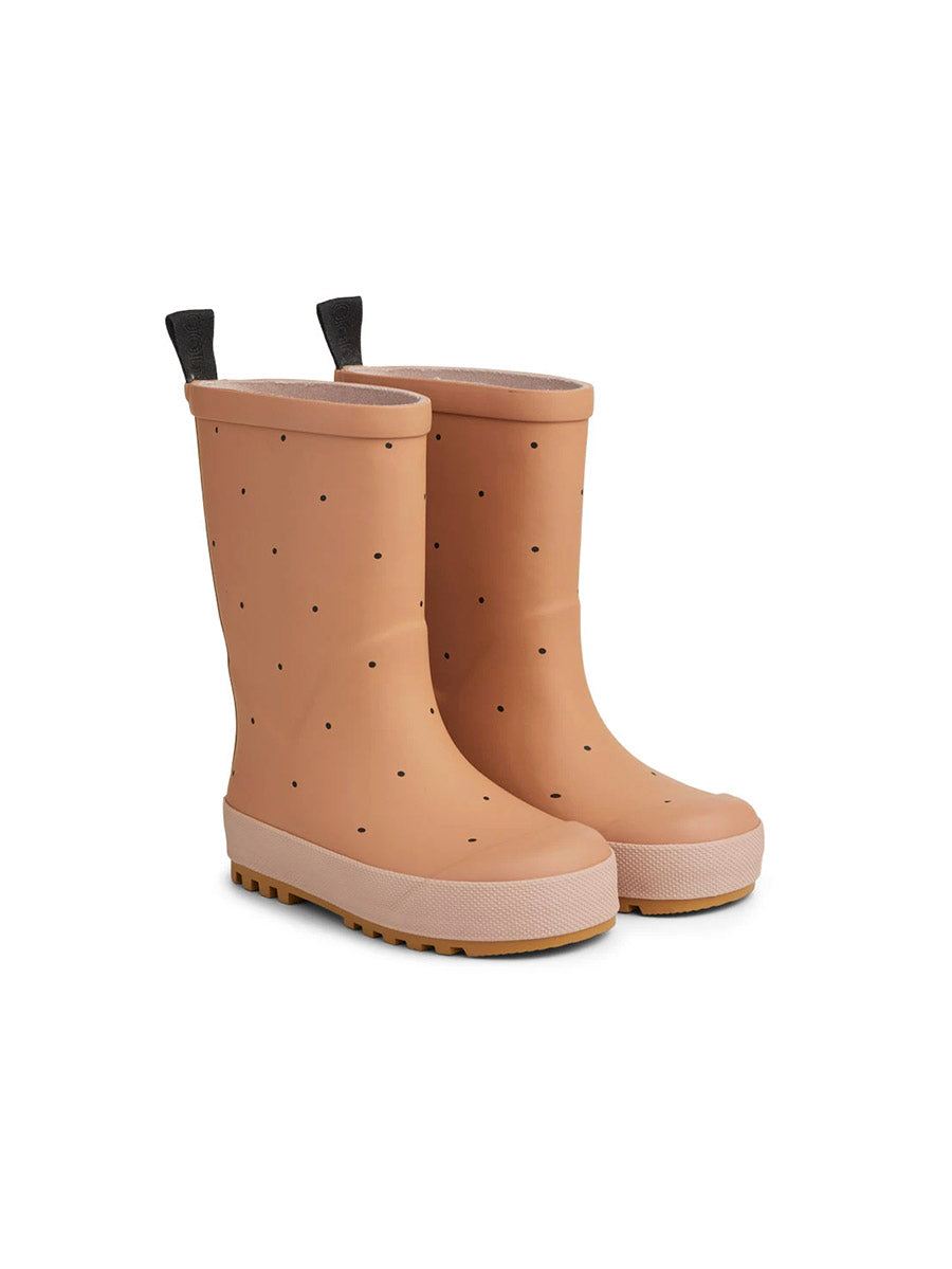 Gummistøvler fra Liewood - Classic Dot Tuscany Rose