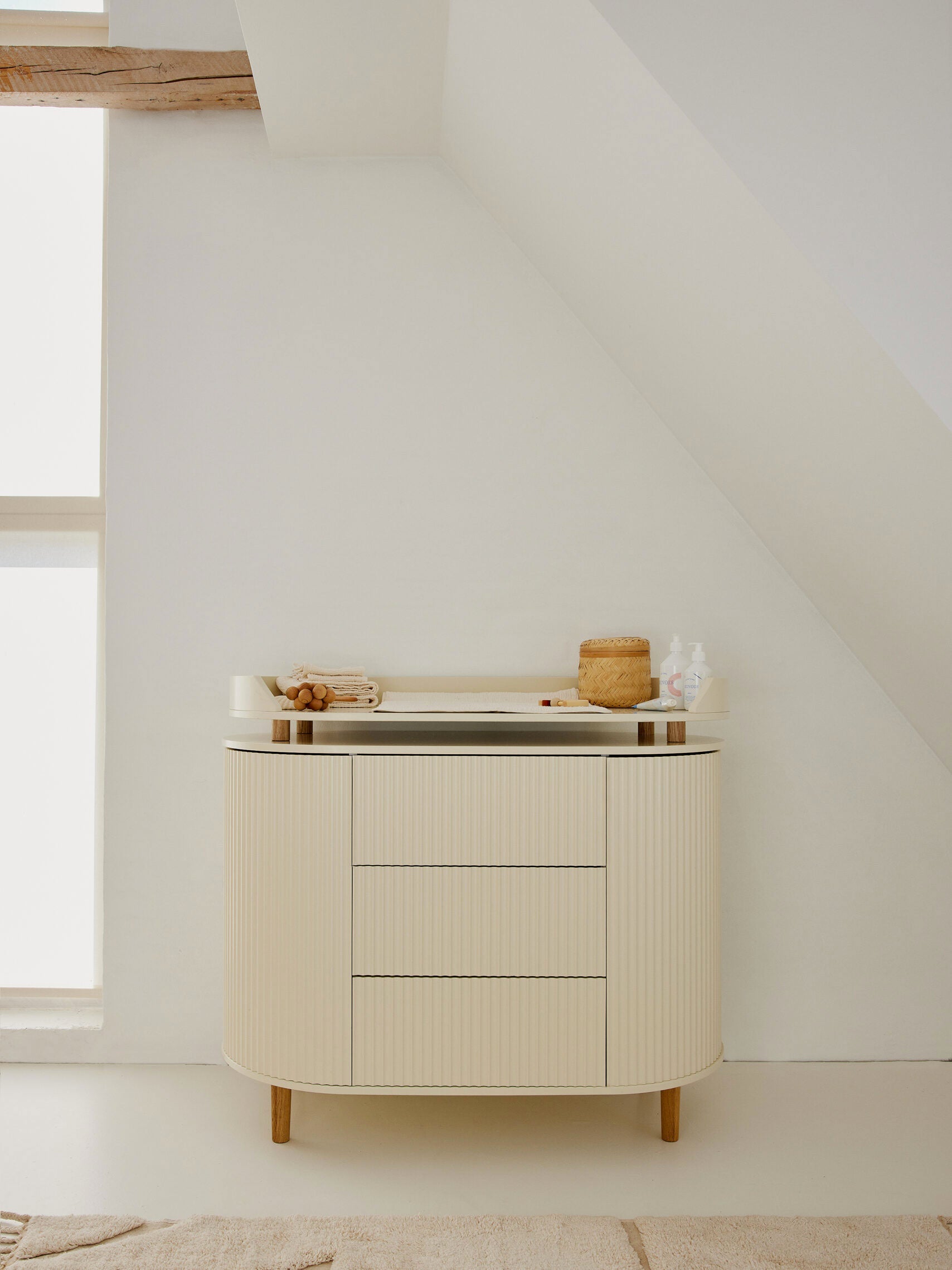 Pusleplade til Kai puslebord fra Kas Kopenhagen - White