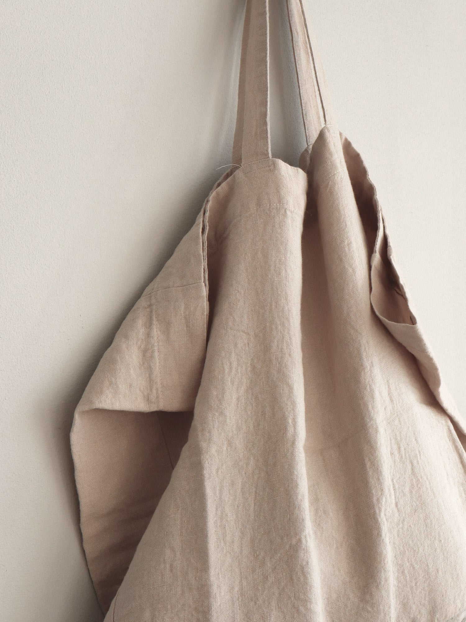 Stor taske fra Linge Particulier - Sand